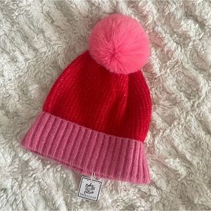Shiraleah Red & Pink Beanie